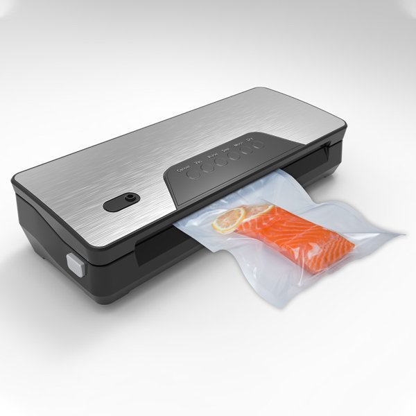 v3500 compact vacuum sealer with roll holder built in cutter
