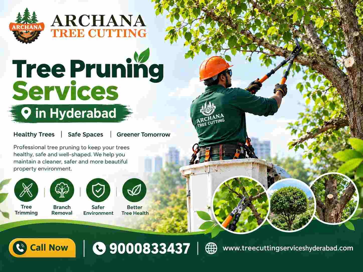 Archana Tree Cutting Services in Hyderabad | Tree Pruning 12 Featured image